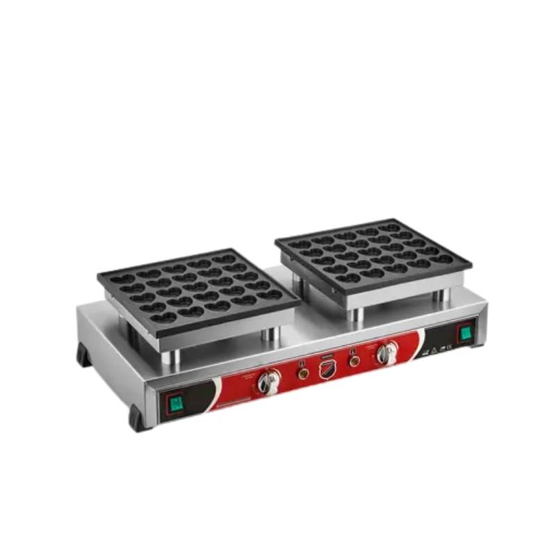 Işıkgaz Silverinox B23 Elektrikli Çiftli Kalpli Kapaksız Waffle Makinesi
